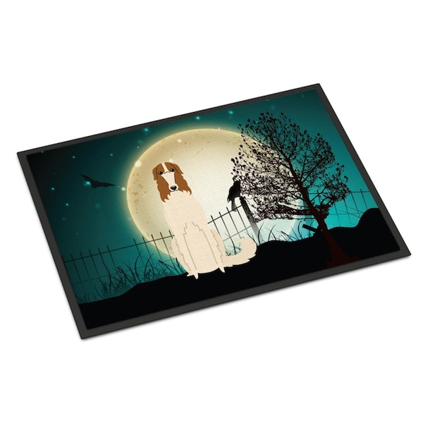 Carolines Treasures 18 x 27 in. Halloween Scary Borzoi Indoor or Outdoor Mat BB2213MAT - main